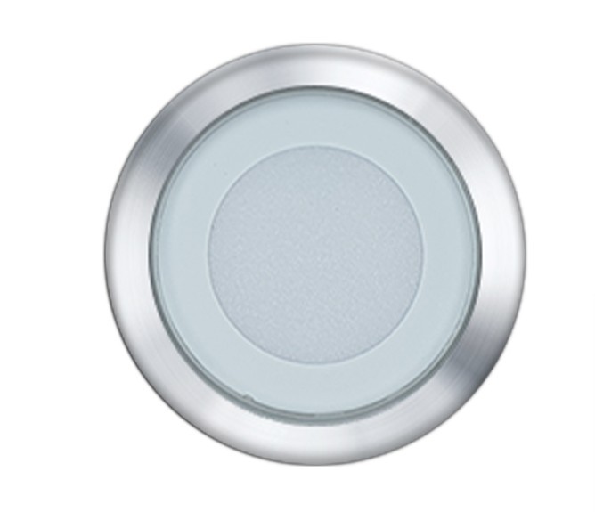 Светильник Орион F103 для пола, сталь, тёплый  3000 К, 12 В, 0,3 Вт, IP67