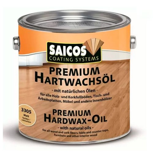 Масло-воск Saicos Premium Hardwax-Oil п/мат 2,5л