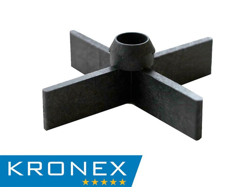 Крестик-табулятор KRONEX для плитки 3 мм (упак.10 шт) Крестик-табулятор KRONEX для плитки 3 мм (упак.10 шт)