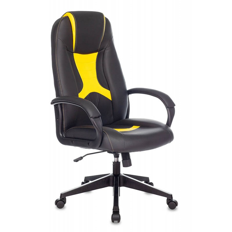 Кресло игровое TopChairs ST-CYBER 8 (черный/желтый, эко кожа, крестовина пластик) Кресло игровое TopChairs ST-CYBER 8 (черный/желтый, эко кожа, крестовина пластик)