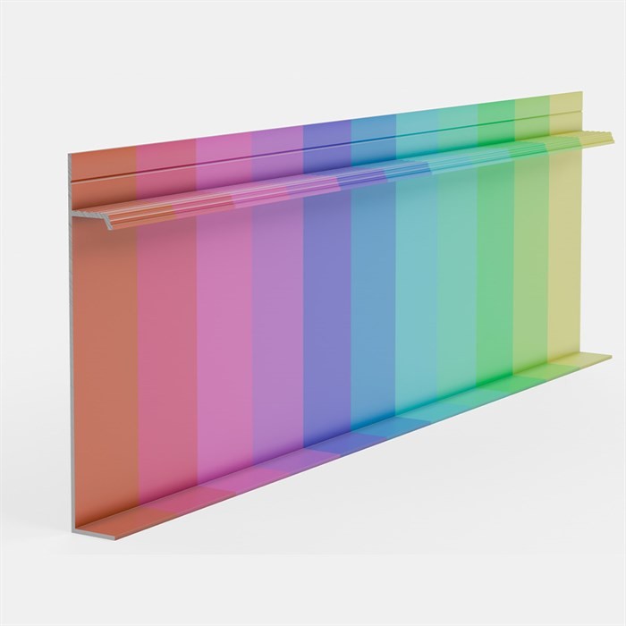 Скрытый плинтус Pro Design UNIVERSAL 2700 мм любой цвет по RAL Скрытый плинтус Pro Design UNIVERSAL 2700 мм любой цвет по RAL