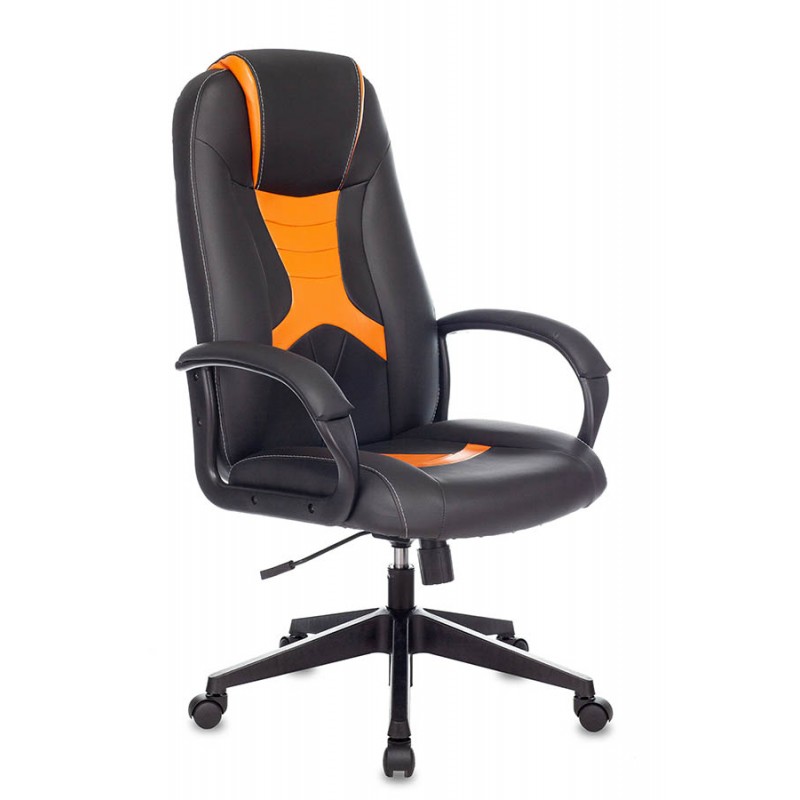 Кресло игровое TopChairs ST-CYBER 8 (черный/оранжевый, эко кожа, крестовина пластик) Кресло игровое TopChairs ST-CYBER 8 (черный/оранжевый, эко кожа, крестовина пластик)