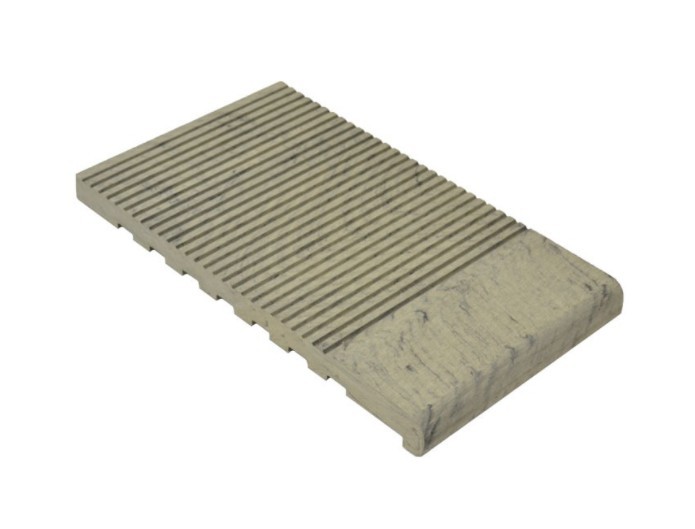 Полнотелая ступень Woodvex Select Colorite серый