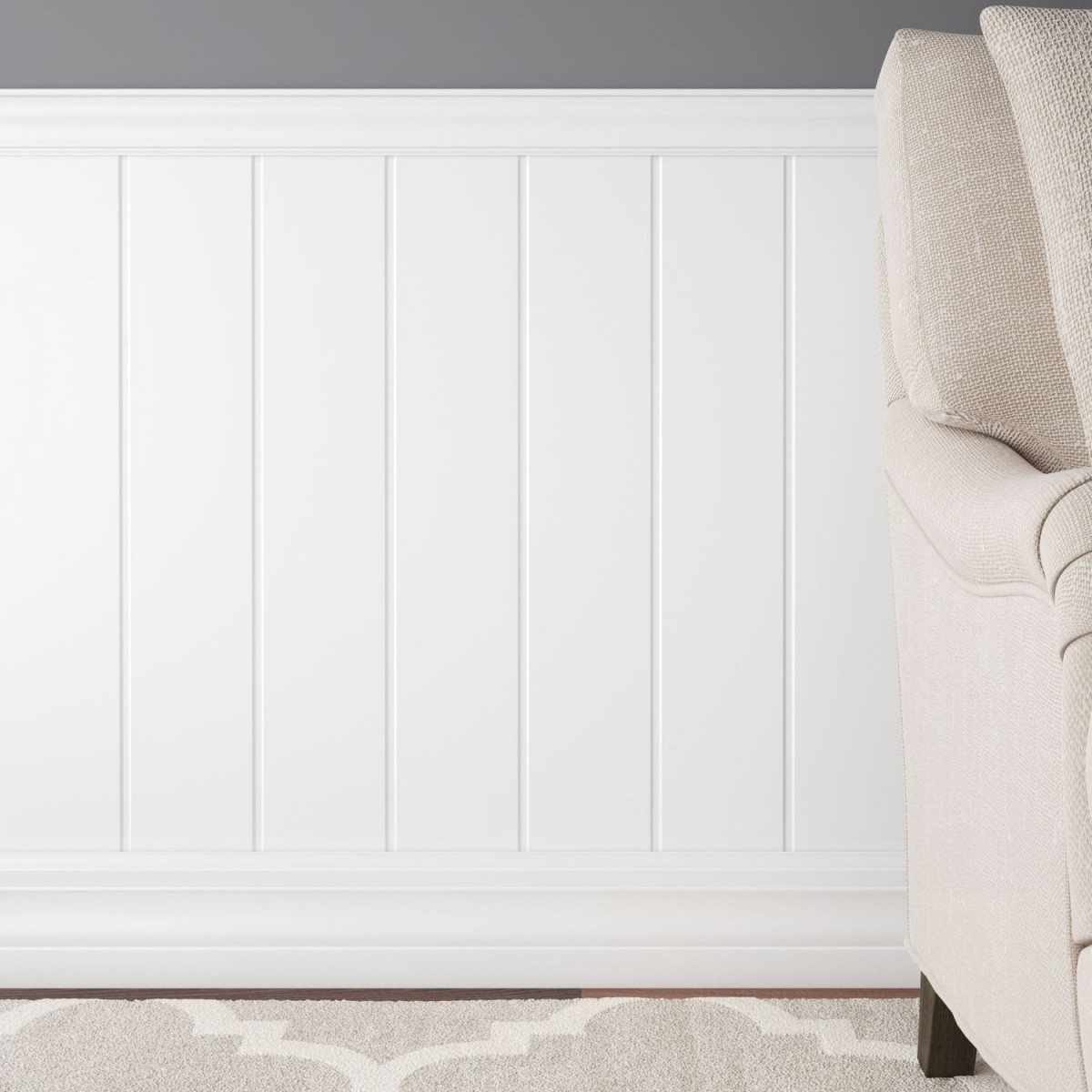 Стеновая панель Ultrawood сливочного оттенка Стеновая панель Ultrawood сливочного оттенка