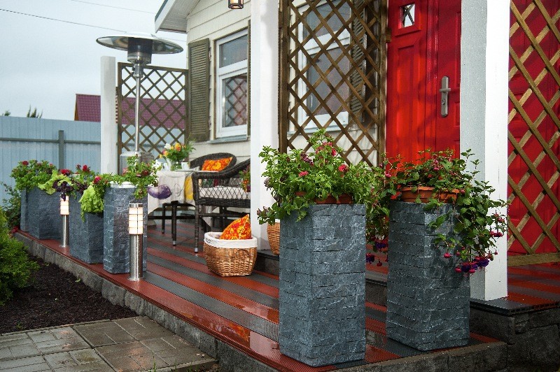 Террасная доска терракот