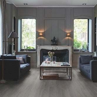 Дуб шелковый темно-серый фото