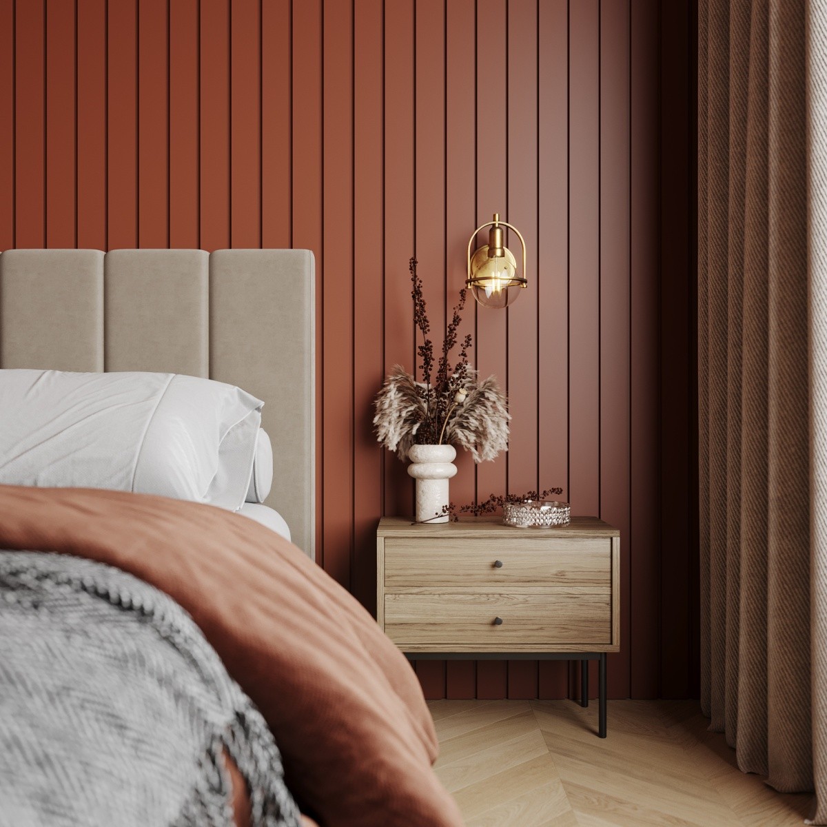 Стеновая панель Ultrawood терракотовый Стеновая панель Ultrawood терракотовый