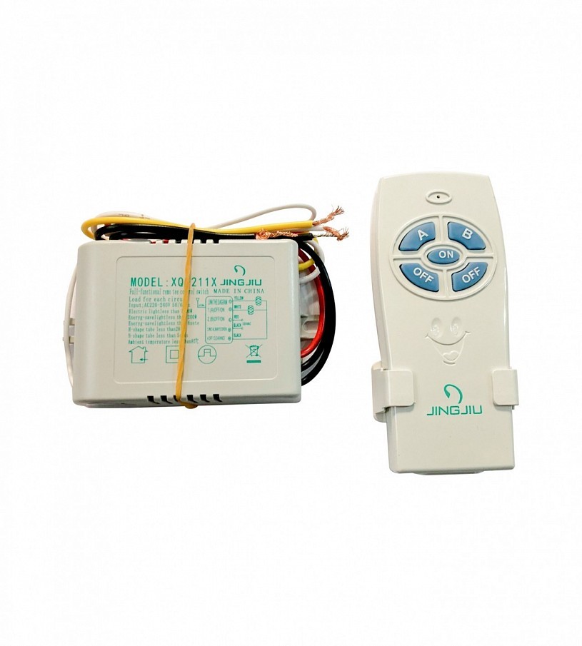 112 Пульт ДУ белый для люстры 2х канальный