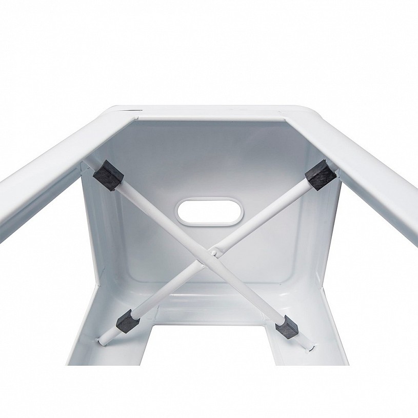 Стул барный TOLIX белый глянцевый Стул барный TOLIX белый глянцевый