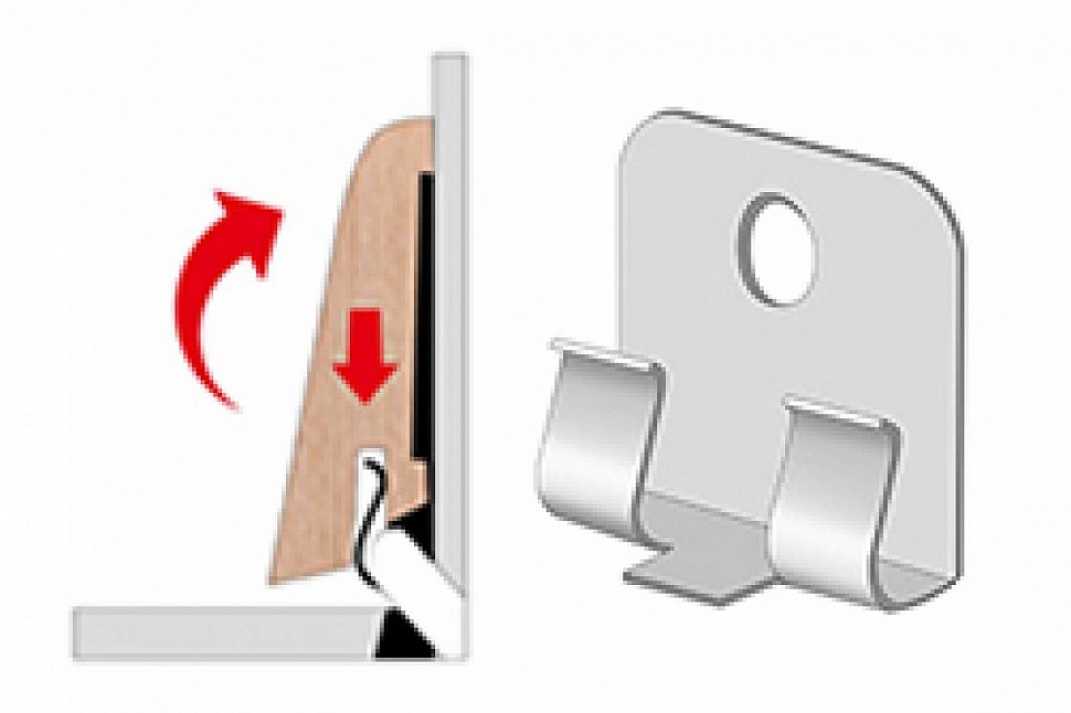 Крепеж для плинтуса ClipStar