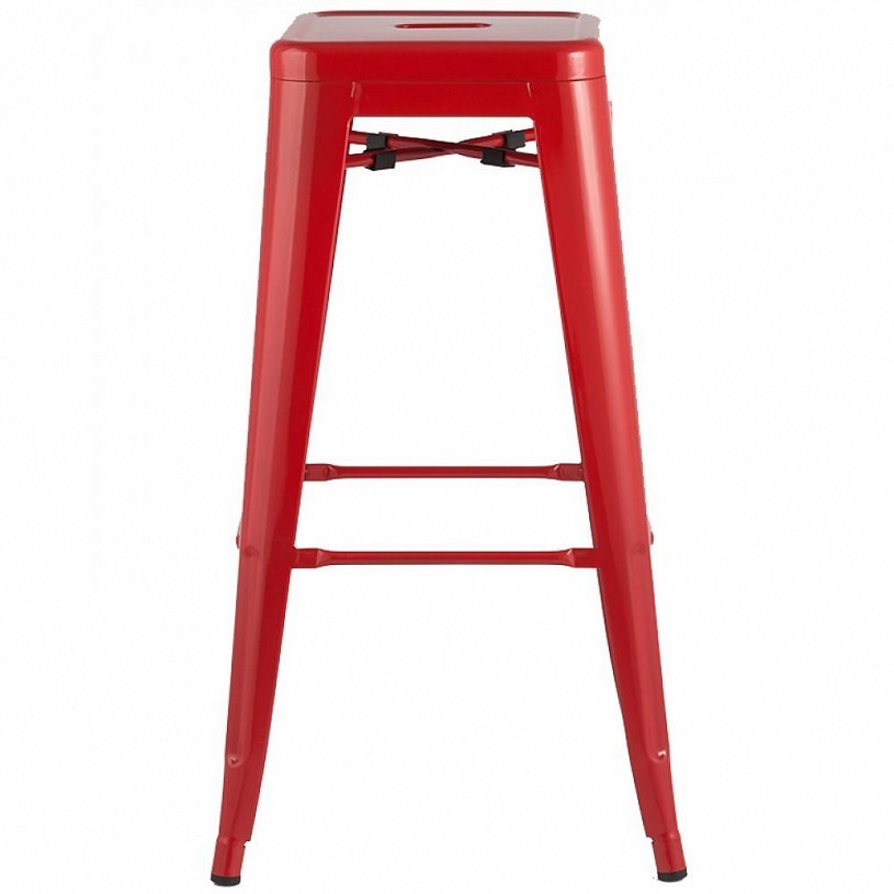 Стул барный TOLIX красный глянцевый Стул барный TOLIX красный глянцевый