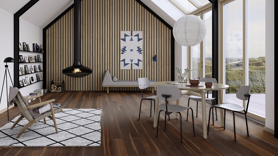 Паркетная доска BOEN ДУБ Marcato с фаской 138 ELG88KFD