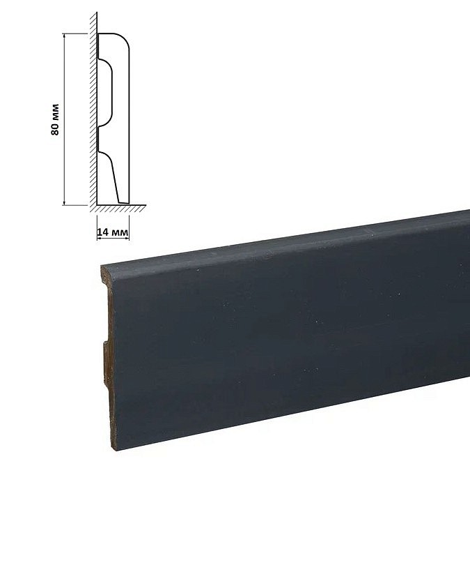 Плинтус Bonkeel Top HDPS 03 Графит