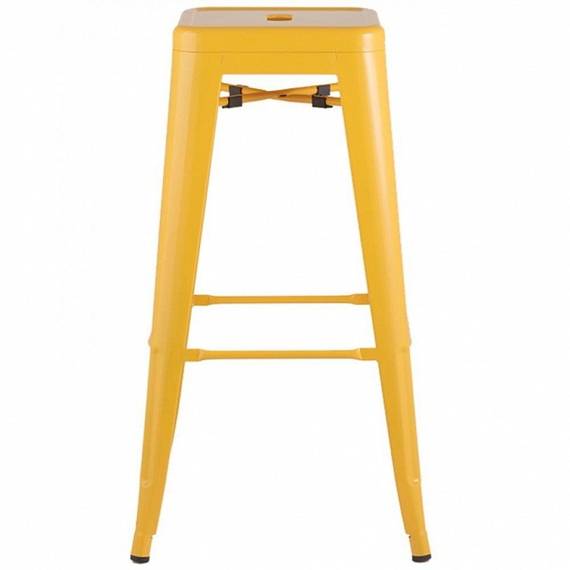 Стул барный TOLIX желтый глянцевый Стул барный TOLIX желтый глянцевый