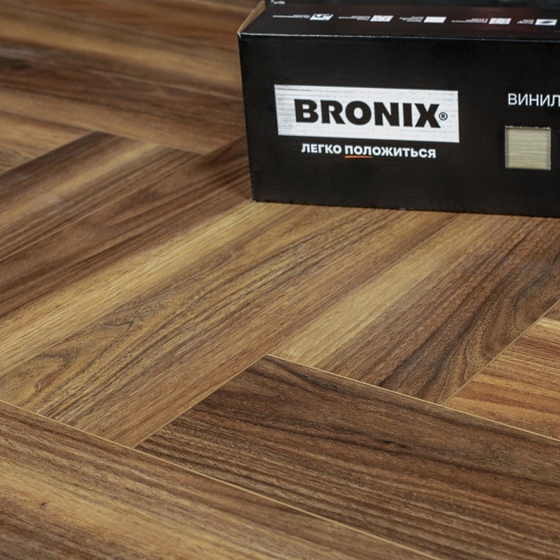 SPC кварцвиниловая плитка Bronix Орех (Walnut)