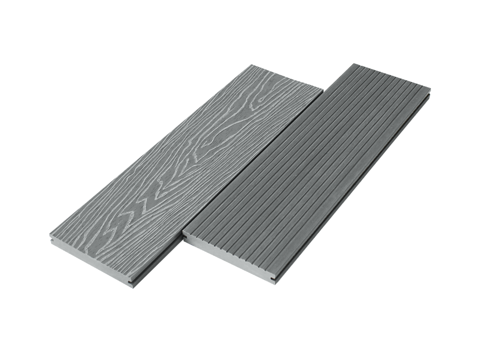 Полнотелая террасная доска Tehno Strong 3D серый Полнотелая террасная доска Tehno Strong 3D серый