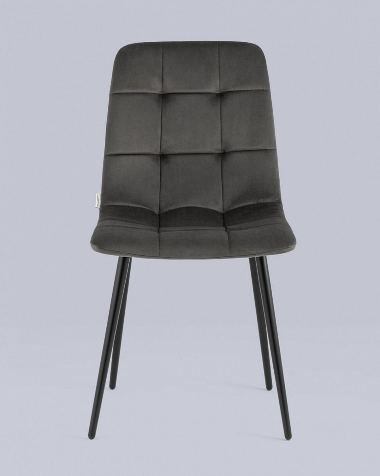 Стул Одди велюр тёмно-серый
