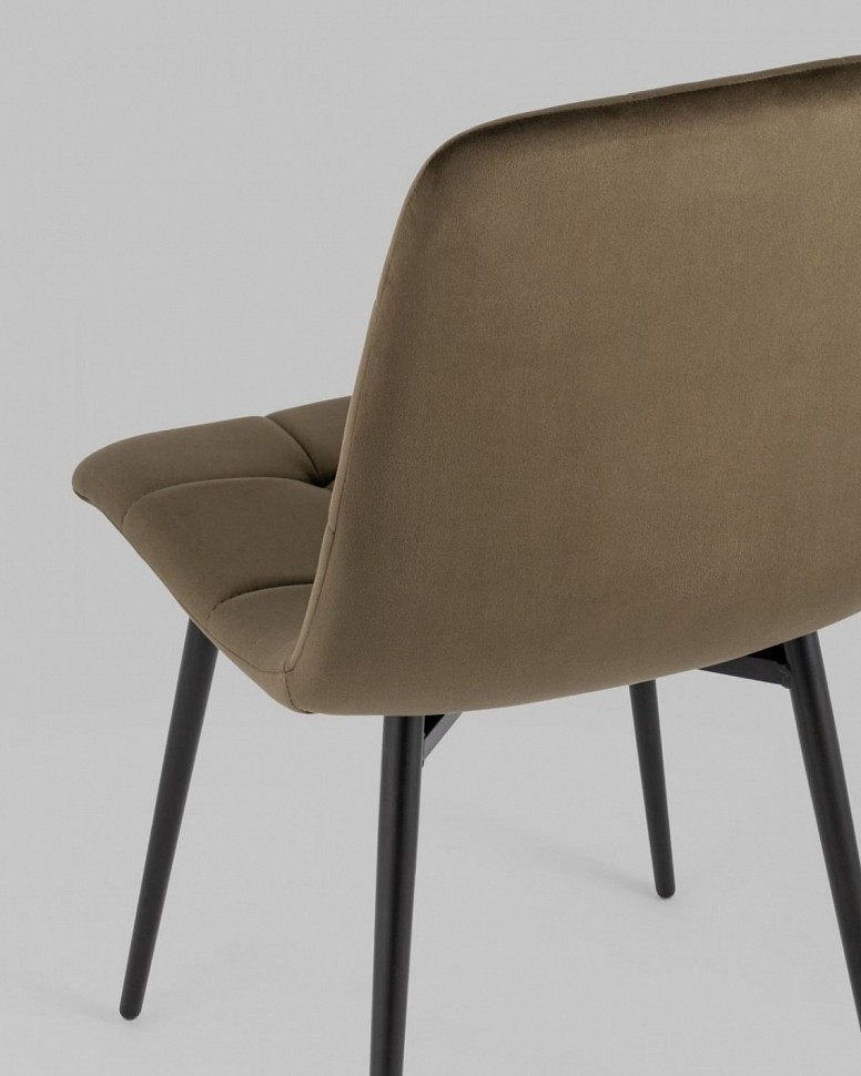 Стул Одди велюр коричневый Стул Одди велюр коричневый