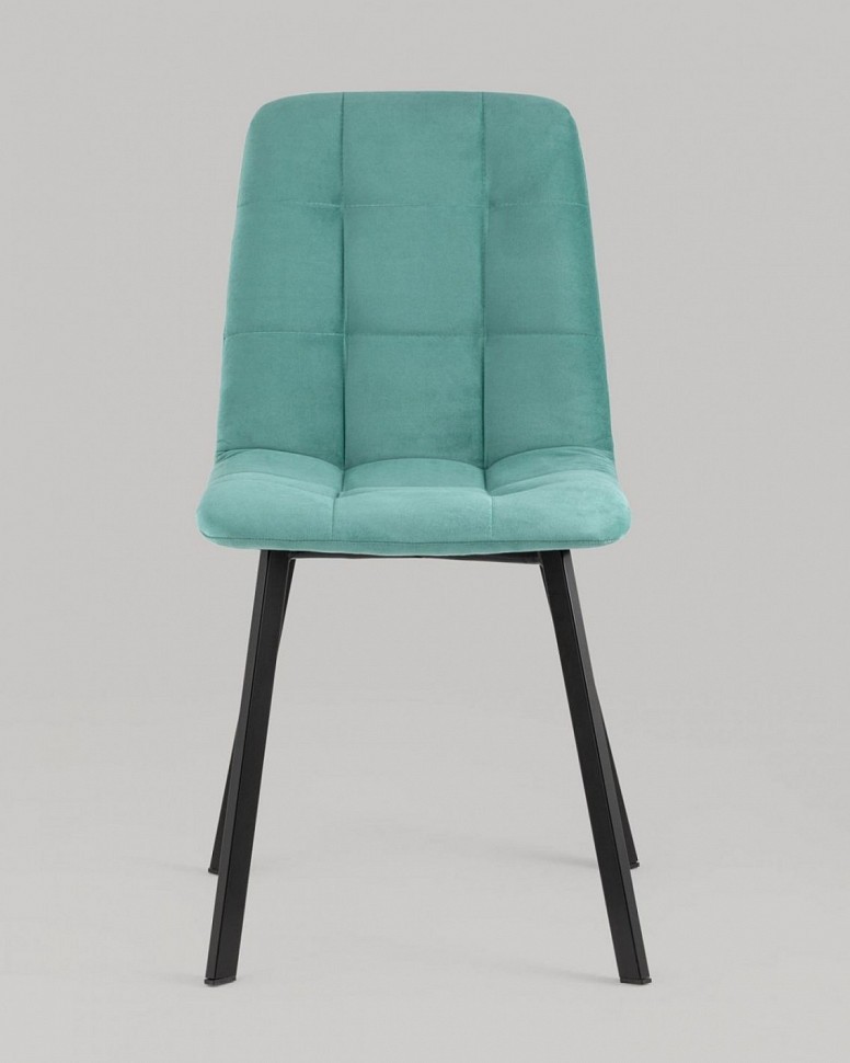 Стул Oliver Square велюр мятный