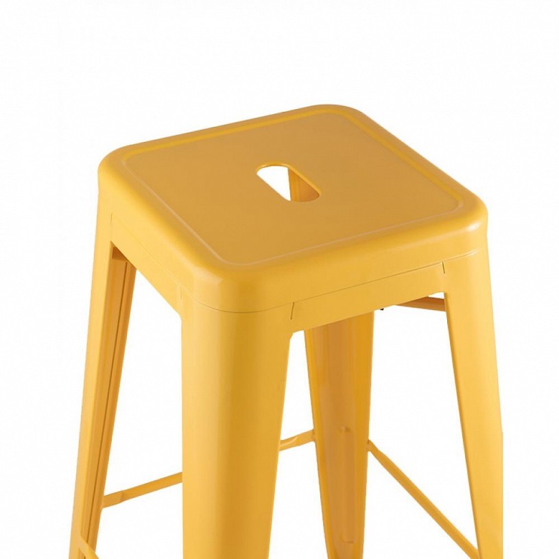Стул барный TOLIX желтый глянцевый Стул барный TOLIX желтый глянцевый