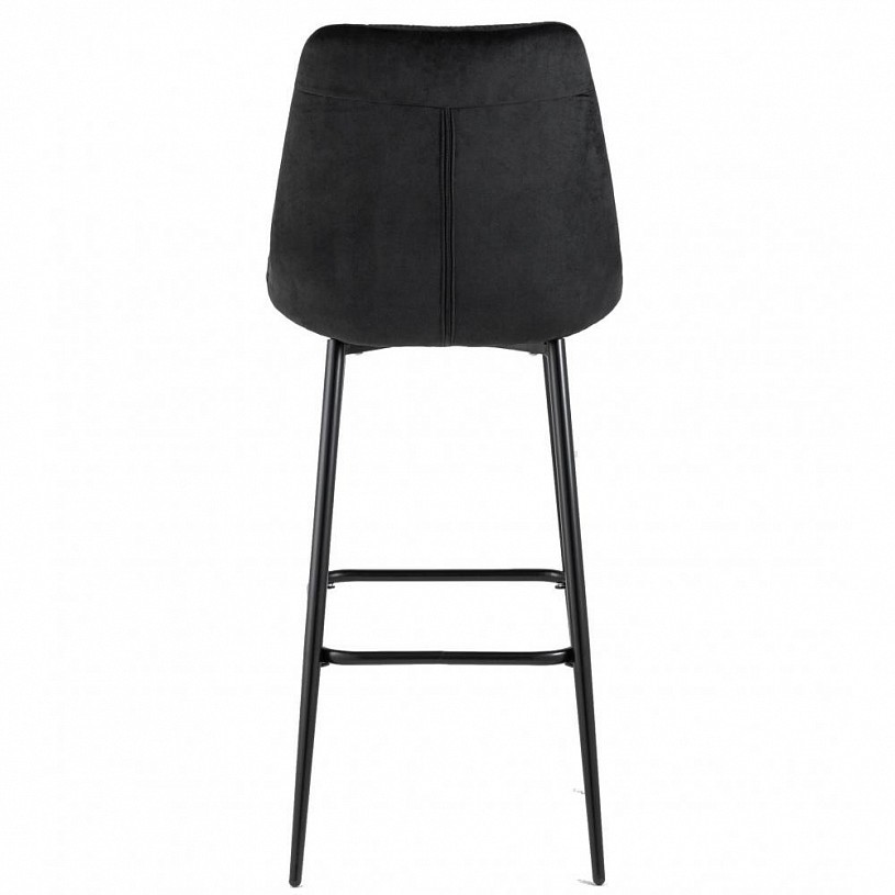 Стул барный Флекс велюр черный