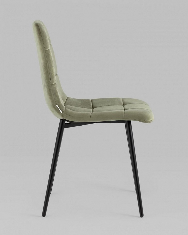 Стул Одди велюр пыльно-оливковый