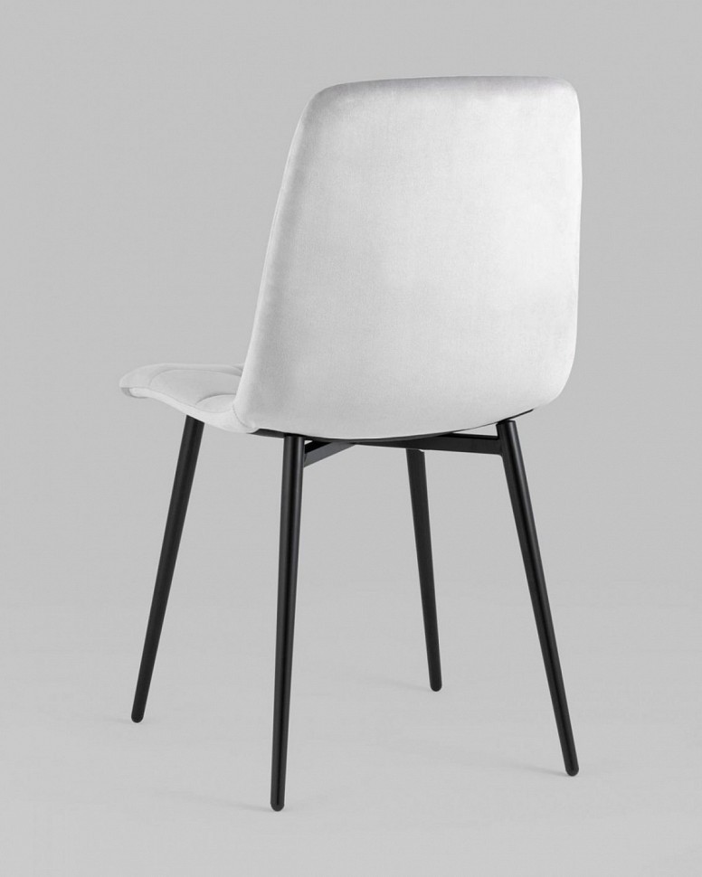 Стул Одди велюр светло-серый Стул Одди велюр светло-серый