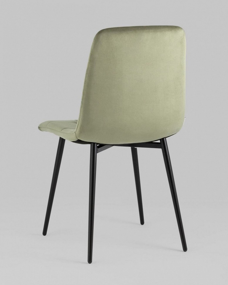 Стул Одди велюр пыльно-оливковый