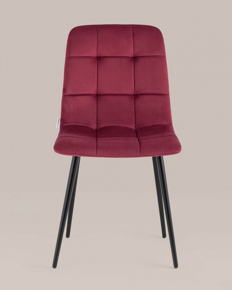 Стул Одди велюр красный