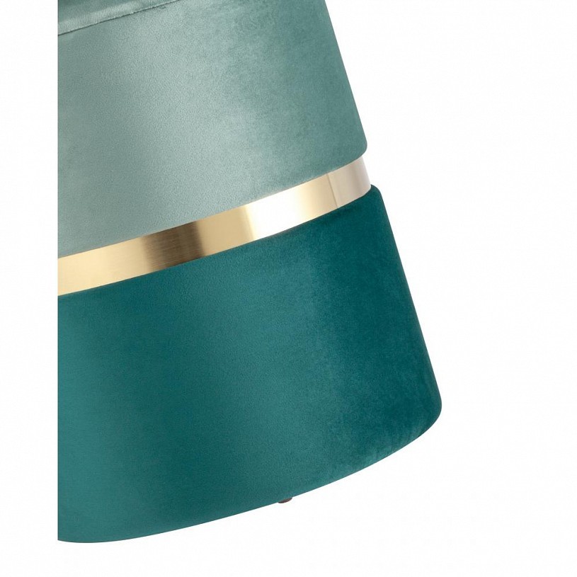 Пуф Кэрри с ящиком велюр бирюзовый