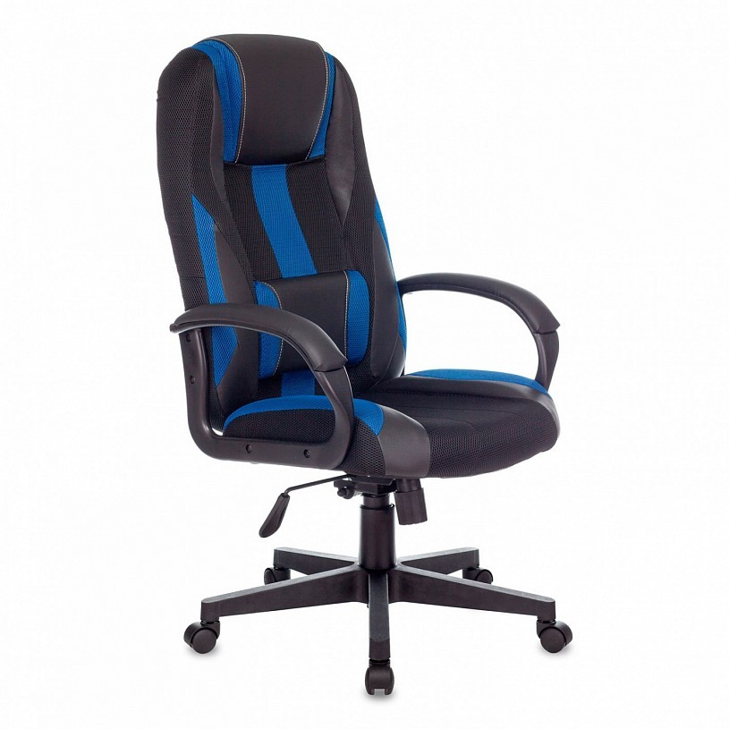 Кресло игровое TopChairs ST-CYBER 8 (черный/синий, эко кожа, крестовина пластик) Кресло игровое TopChairs ST-CYBER 8 (черный/синий, эко кожа, крестовина пластик)