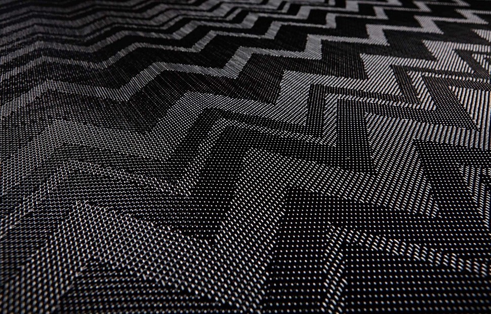 Плетёное виниловое покрытие Bolon by Missoni Zigzag Black Плетёное виниловое покрытие Bolon by Missoni Zigzag Black