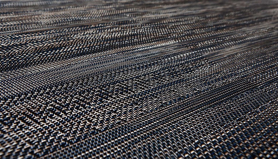 Плетёное виниловое покрытие Bolon Graphic Gradient Black