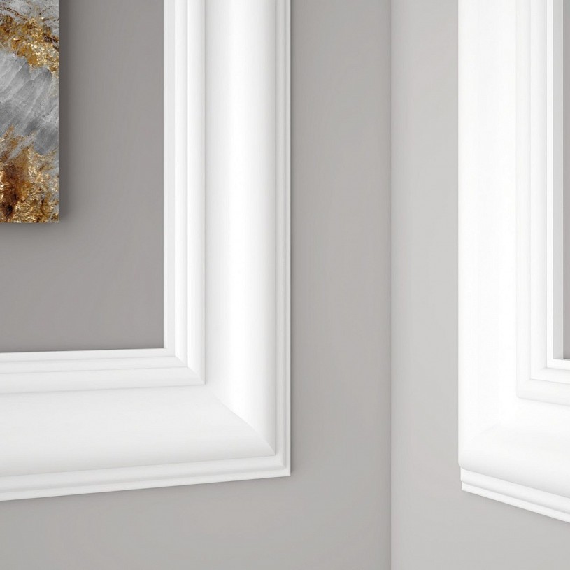 Молдинг Ultrawood арт. U 0002 W (2440 х 45 х 14)