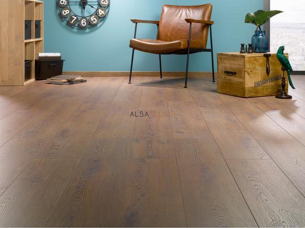 Ламинат Дуб Каштан 12х214