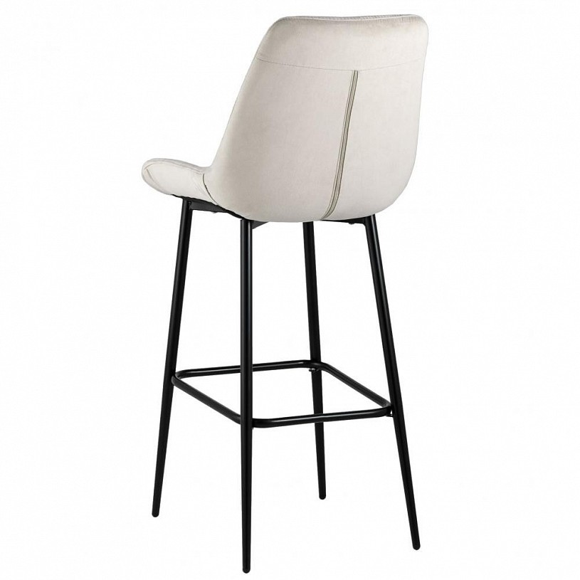 Стул барный Флекс велюр бежевый