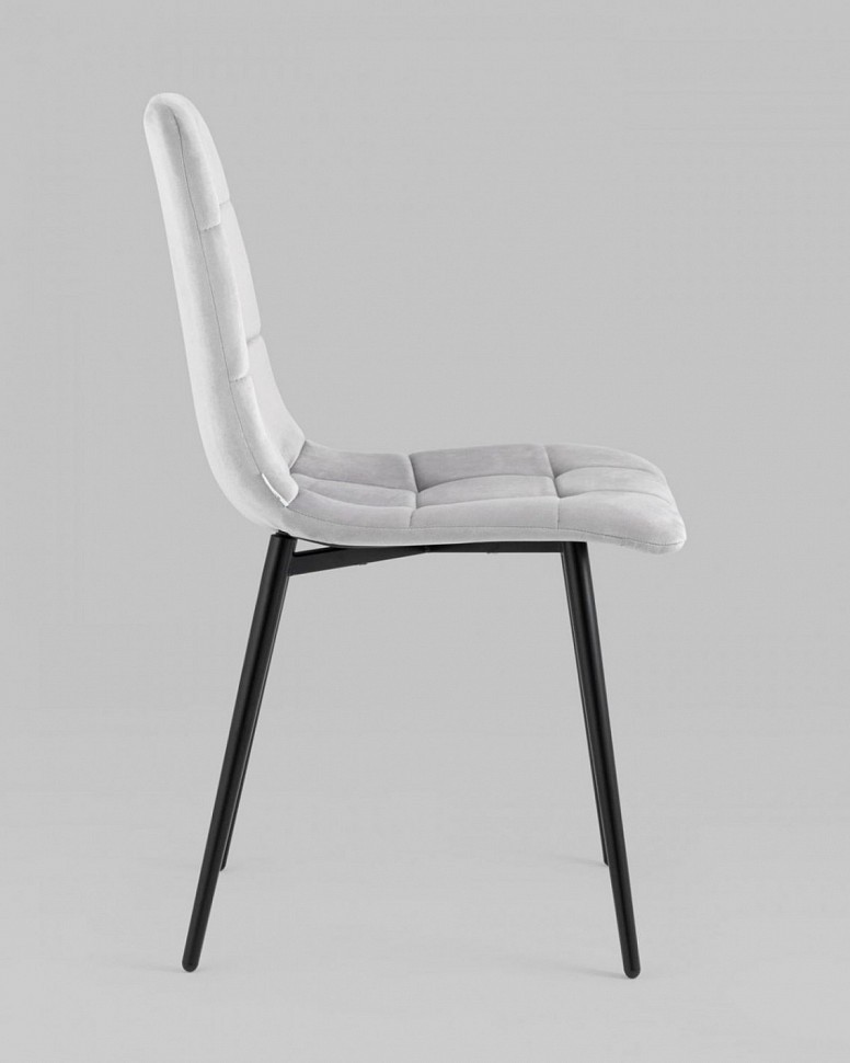 Стул Одди велюр светло-серый Стул Одди велюр светло-серый