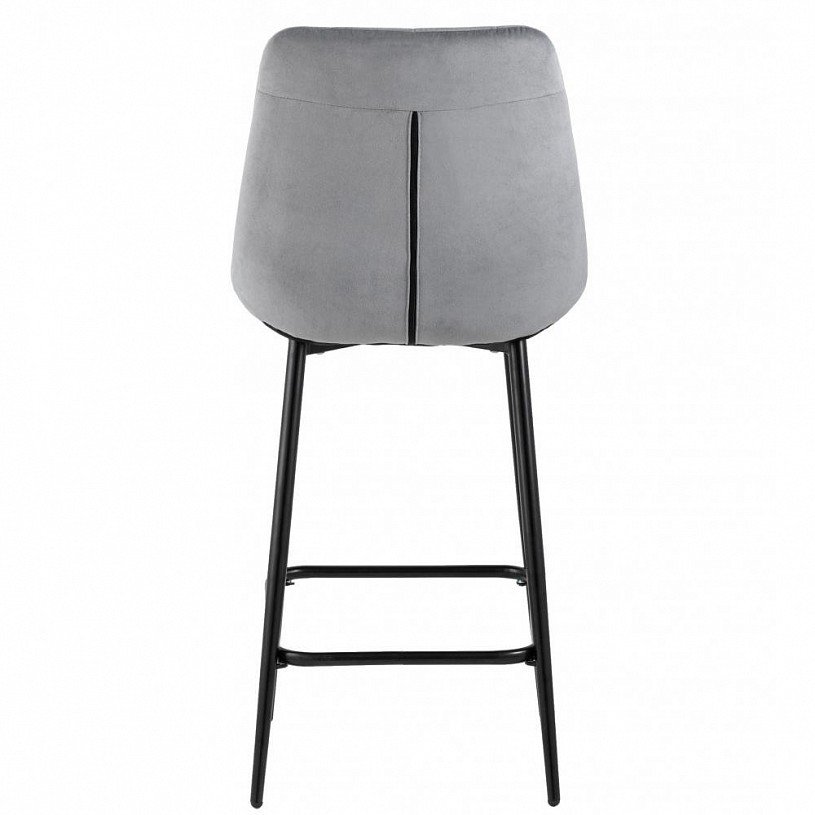 Стул полубарный Флекс велюр серый Стул полубарный Флекс велюр серый