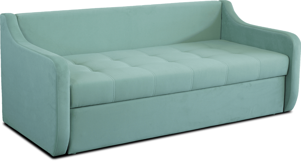 Прямой диван Сиена (тахта с двумя локтями / дельфином)