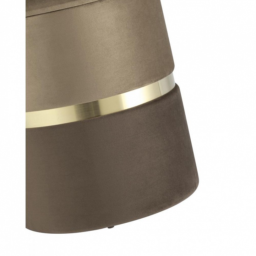 Пуф Кэрри с ящиком велюр коричневый