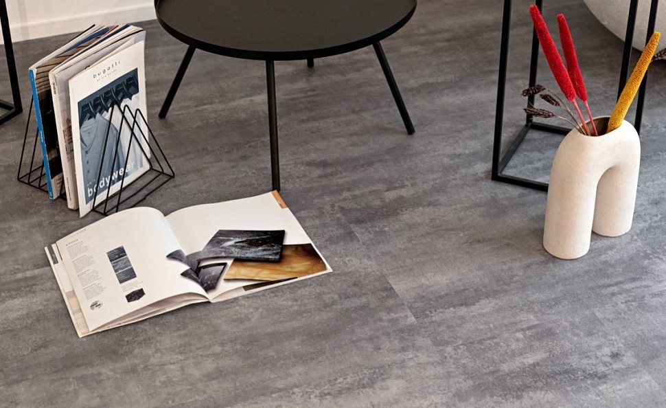 Виниловое покрытие Vinilam 71616 Цемент Серый