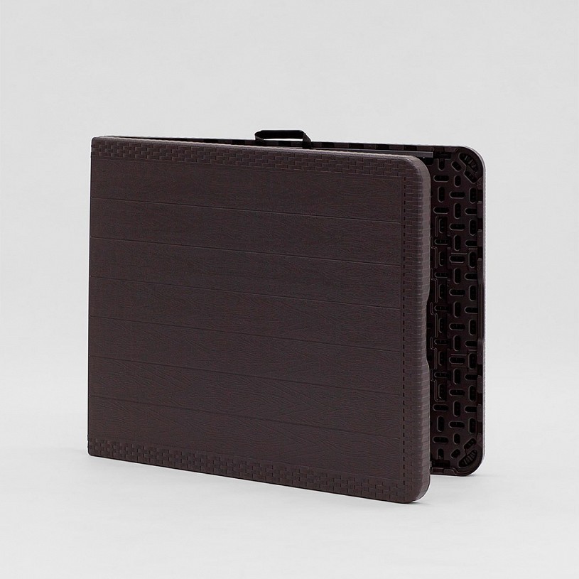 Стол складной 182*74*74 см - чемодан, коричневый Стол складной 182*74*74 см - чемодан, коричневый