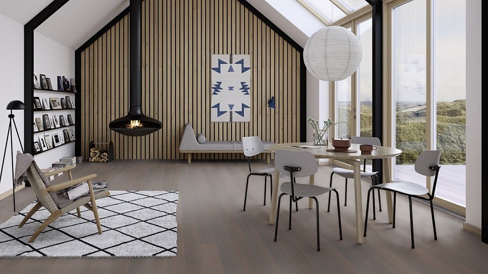 Паркетная доска  ДУБ GREY PEPPER с фаской 138 XYG84KFD Паркетная доска  ДУБ GREY PEPPER с фаской 138 XYG84KFD