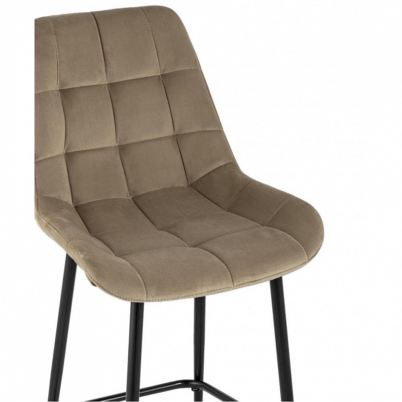 Стул полубарный Флекс велюр капучино Стул полубарный Флекс велюр капучино