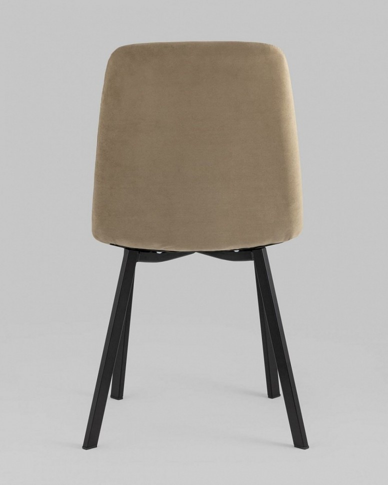 Стул Oliver Square велюр капучино