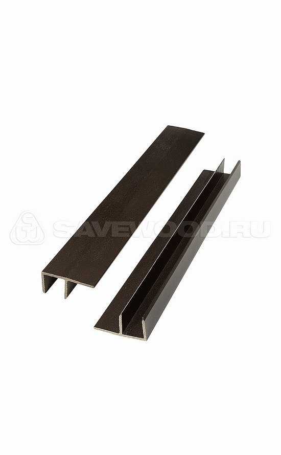 F-профиль ДПК Темно-коричневый F-профиль ДПК Темно-коричневый