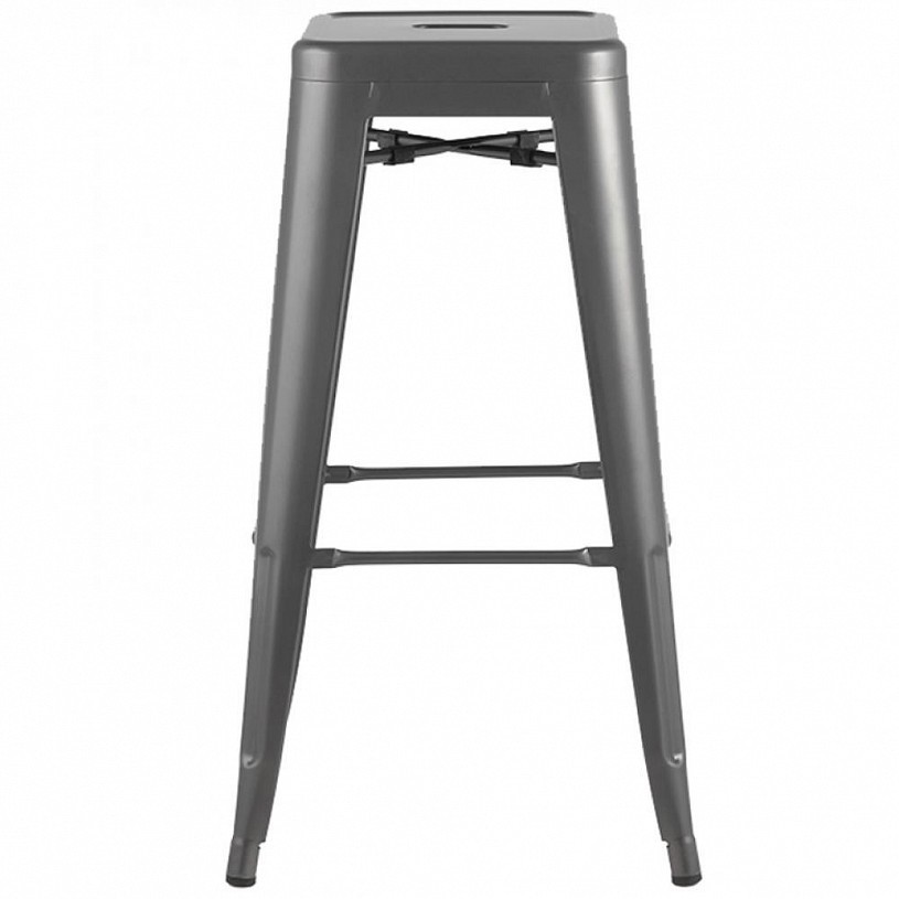 Стул барный TOLIX серебристый матовый Стул барный TOLIX серебристый матовый