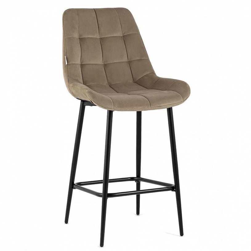 Стул полубарный Флекс велюр капучино Стул полубарный Флекс велюр капучино