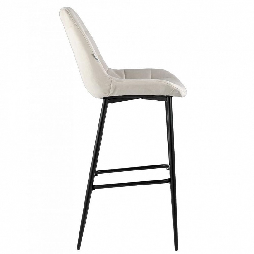 Стул барный Флекс велюр бежевый