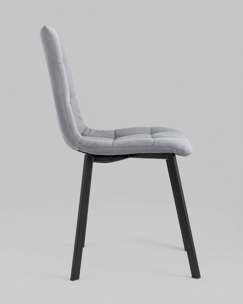 Стул Oliver Square велюр серый